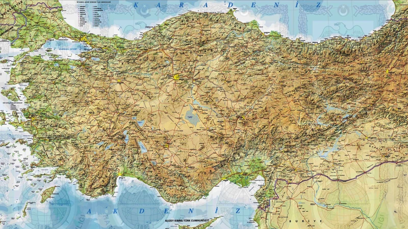 Türkiye'nin Matematik Konumu: Enlem ve Boylam Koordinatları Kaçtır?