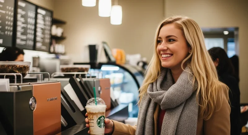 Starbucks in store